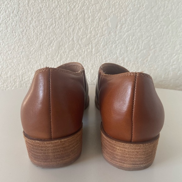 Madewell Lucy Asymmetrical in Leather English Saddle - Picture 6 of 8